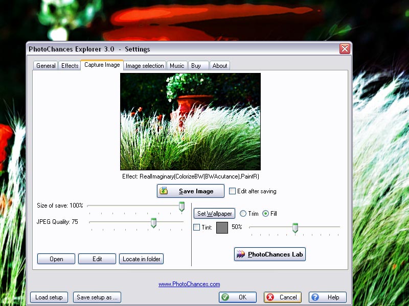 PhotoChances Explorer screen shot